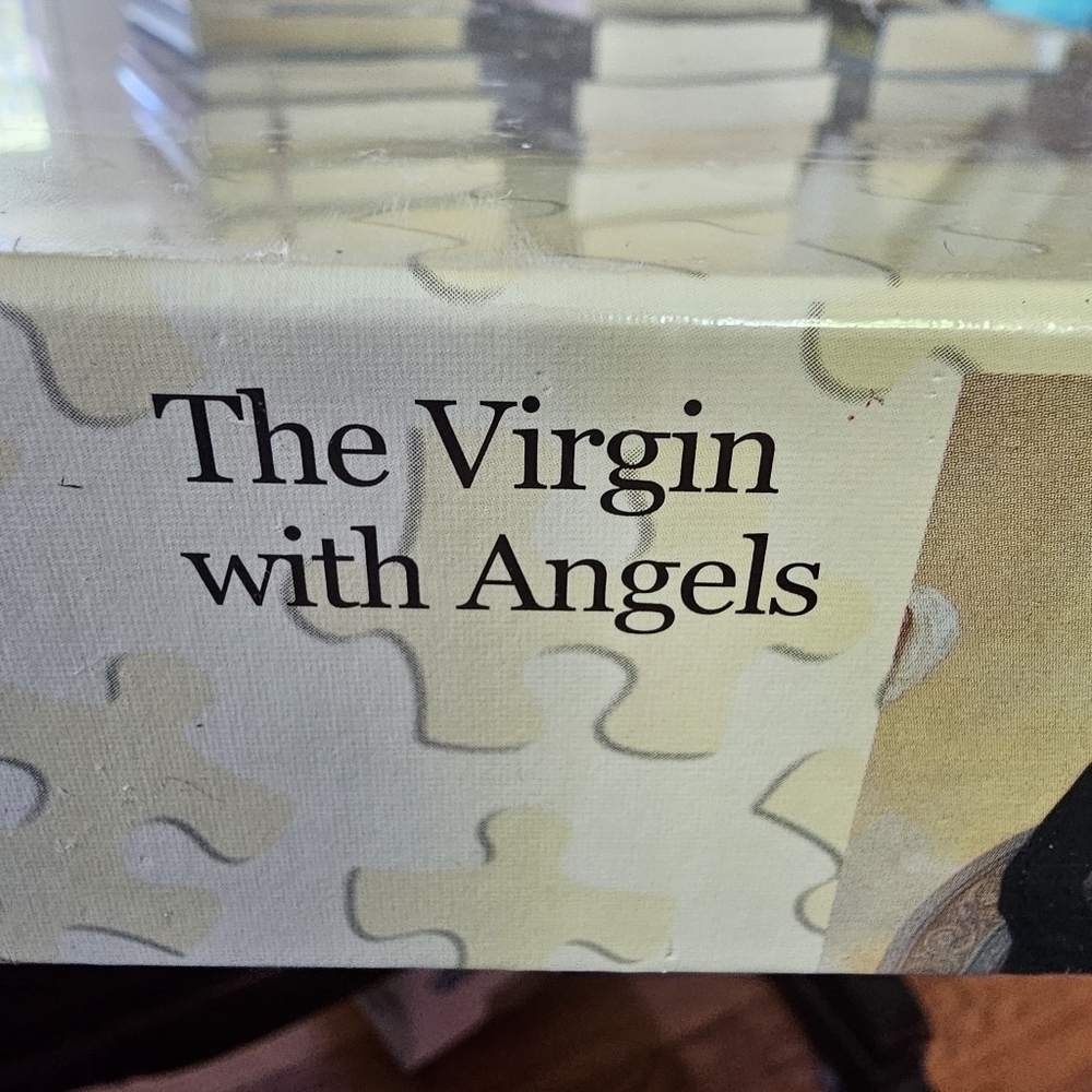 NEW Fx Schmid 2000 Piece Puzzle, The Virgin with Angels Image, Made in France - Picture 5 of 10